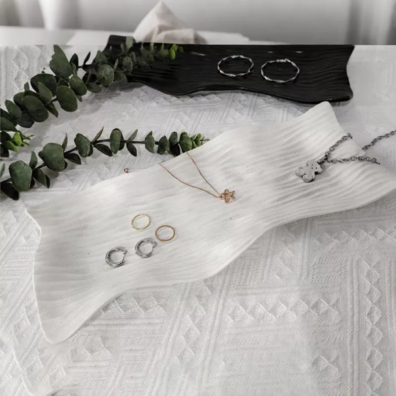 Baki perhiasan vintage mewah keramik