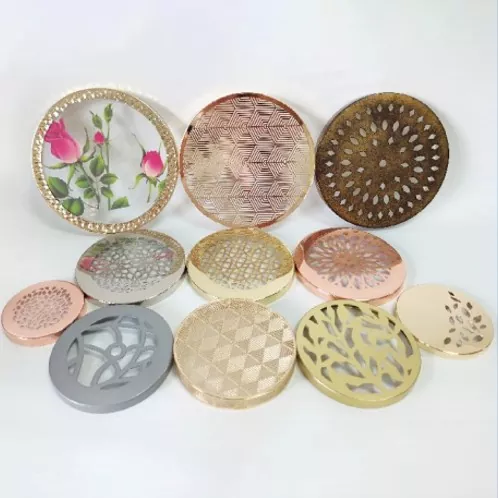 Tutup botol lilin timah berlubang